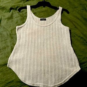 Ribbed Silver/Gray tank by Laundry